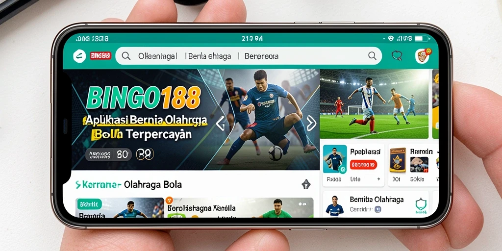 Tampilan antarmuka aplikasi BINGO188 yang informatif dan menarik.