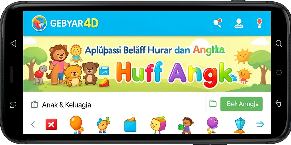 Tampilan antarmuka GEBYAR4D yang menarik dan informatif.