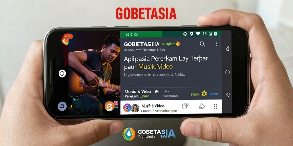 Antarmuka GOBETASIA yang user-friendly untuk perekaman layar.