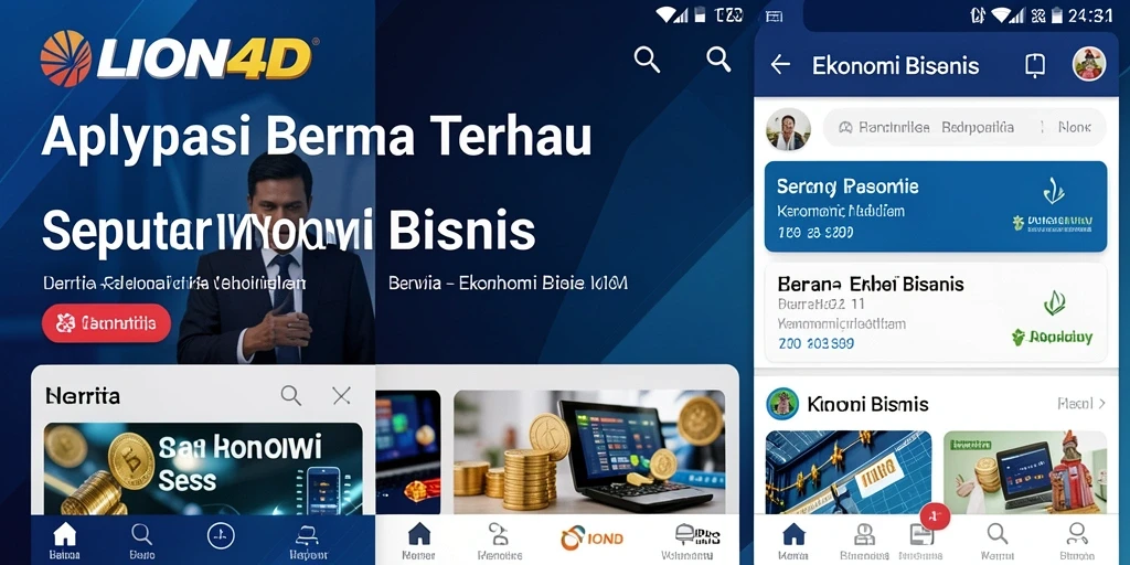 Tampilan antarmuka aplikasi LION4D yang menarik dan informatif.