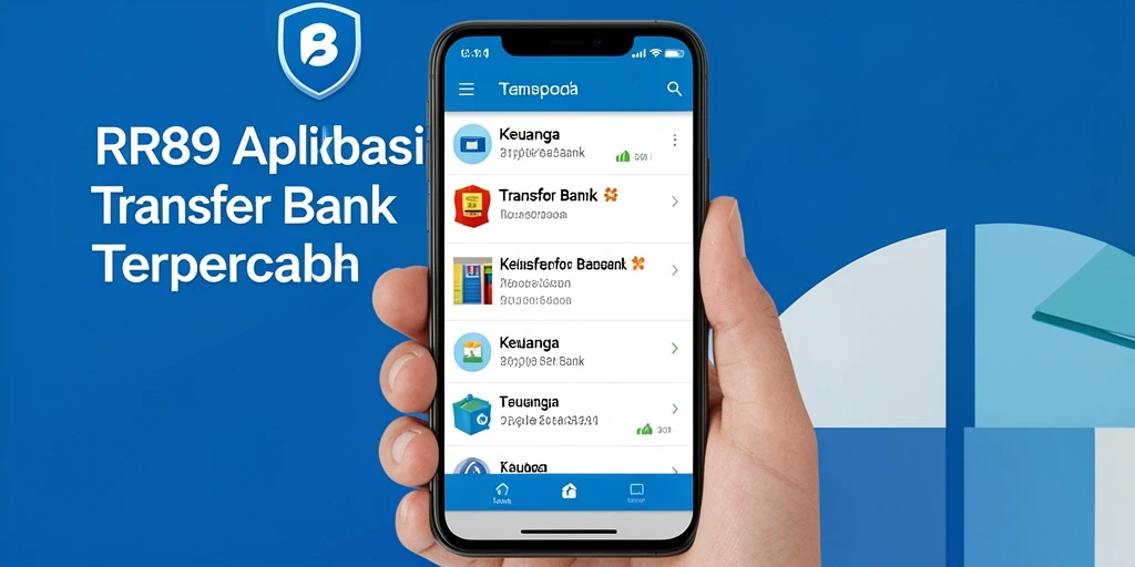 Tampilan aplikasi RR89 dengan fitur Transfer Bank yang mudah digunakan.
